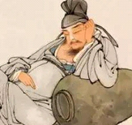刘伶以酒为舟，渡尽俗务风波